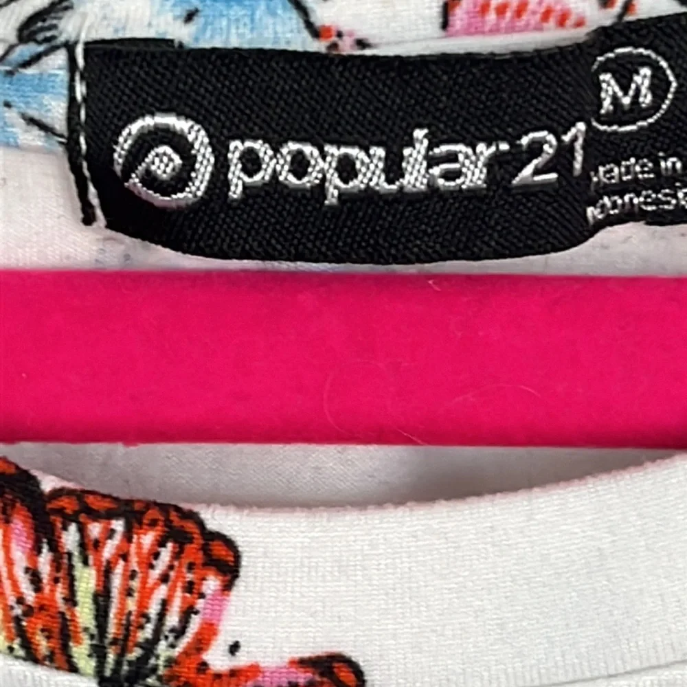 Popular 21  BUTTERFLY‎ Print Shirt - Multicolor Kids M